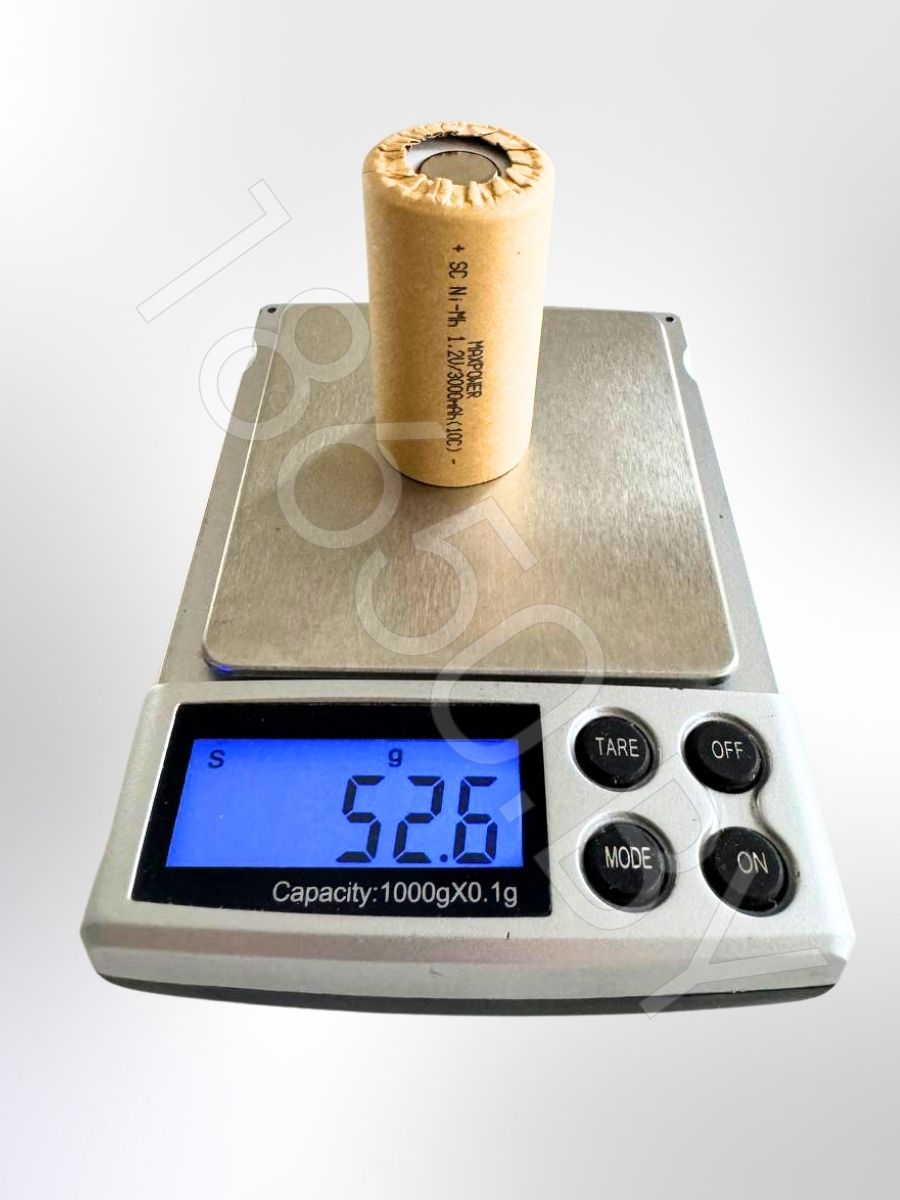 АККУМУЛЯТОР MAXPOWER SC (1.2 B 3000 MAH 30 A) NI-MH