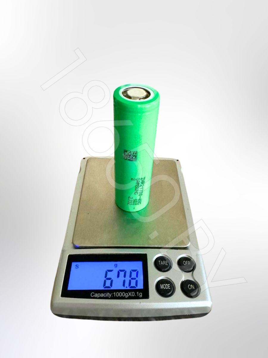 АККУМУЛЯТОР SAMSUNG INR21700-48G (3.6 V 4800 MAH 10 A) LI-ION