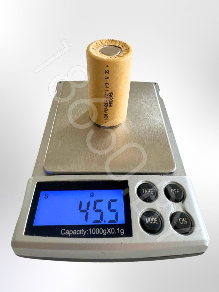 АККУМУЛЯТОР MAXPOWER SC (1.2 B 2000 MAH 20 A ) NI-CD