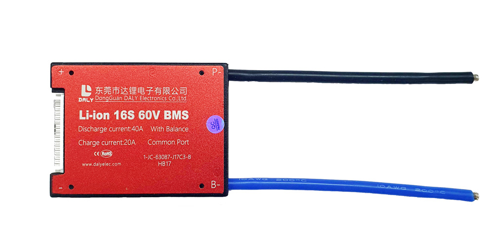 ПЛАТА BMS DALY LI-ION 16S40A 60B 40A
