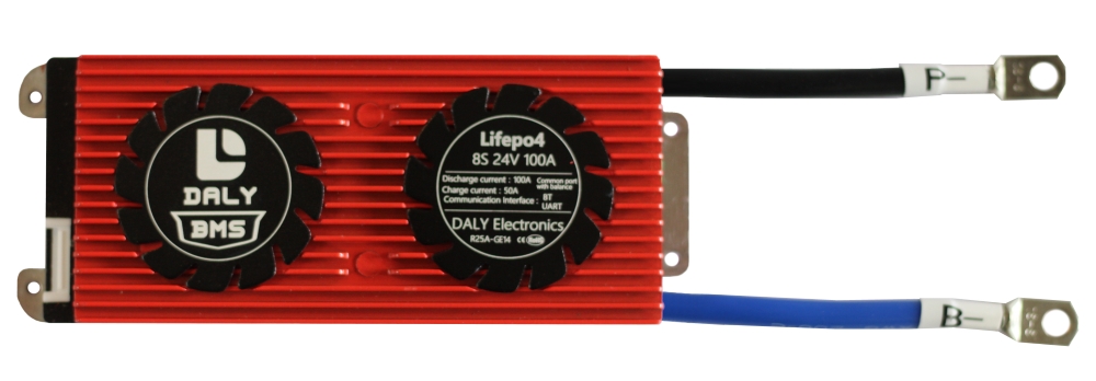 ПЛАТА SMART BMS LIFEPO4 8S100A 24V 100A BLUETOOTH