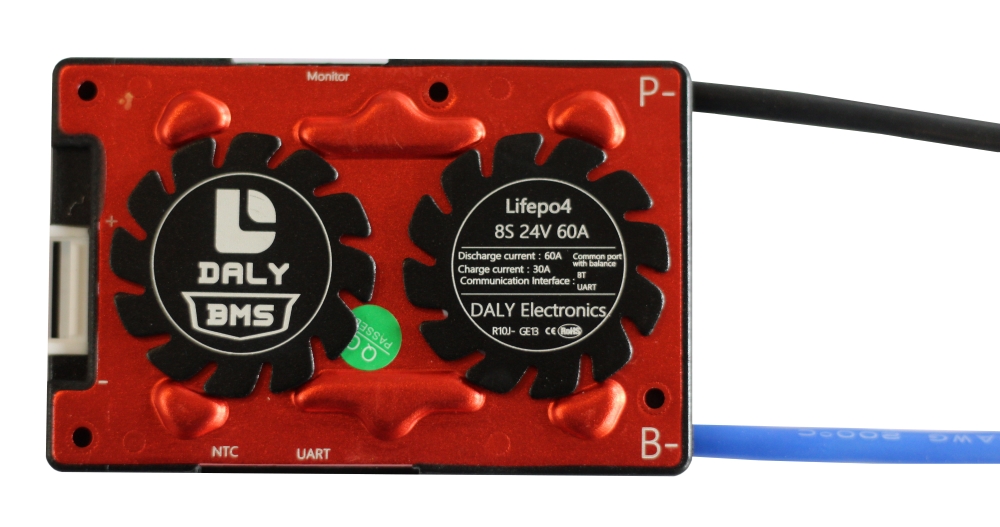 ПЛАТА SMART BMS LIFEPO4 8S60A 24V 60A BLUETOOTH