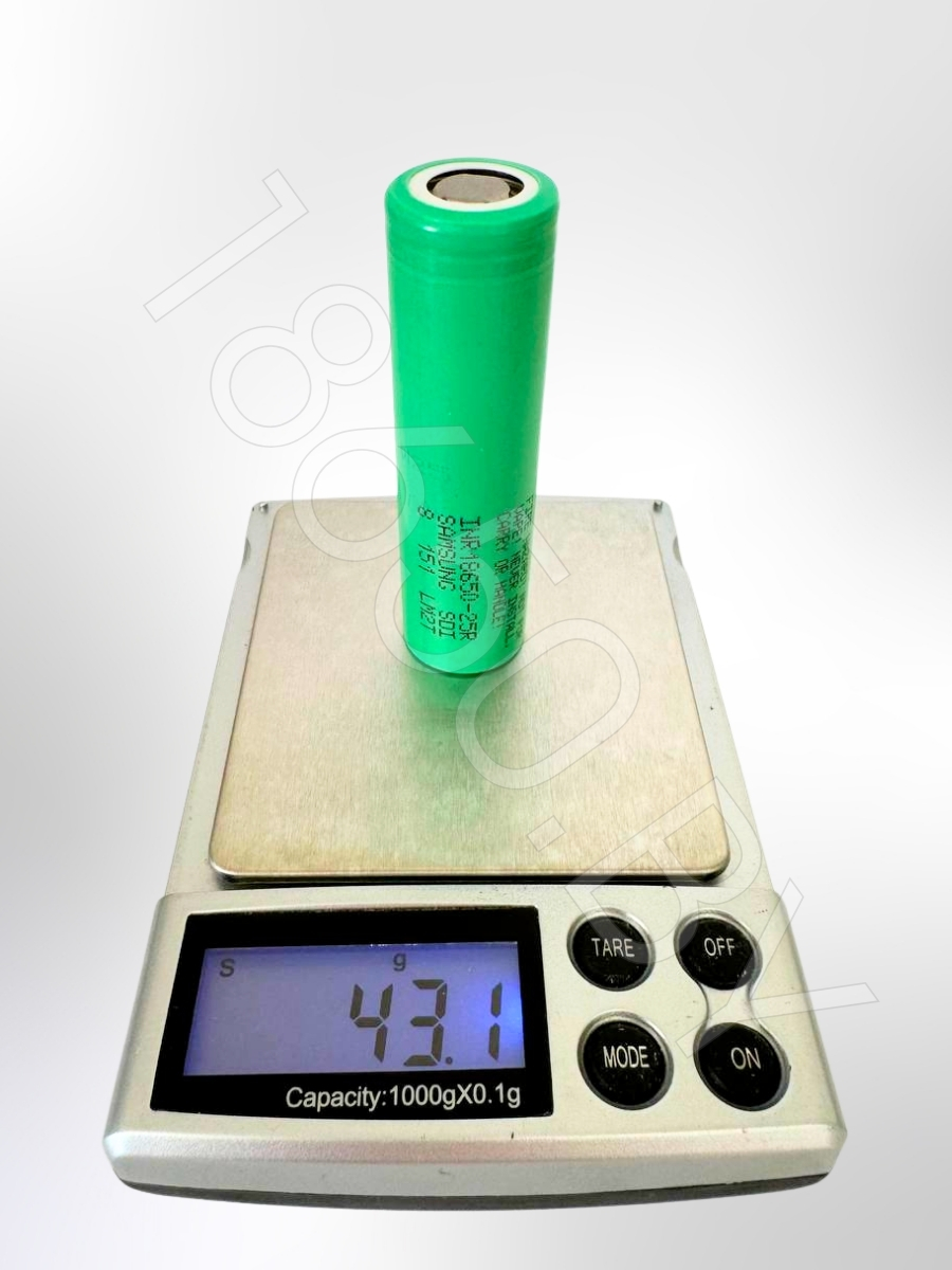АККУМУЛЯТОР SAMSUNG INR18650-25R (3.7В 2500MAH 20A) LI-ION