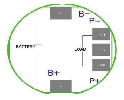 ПЛАТА  BMS MAXPOWER LI-ION 1S2A 3.7B 2A