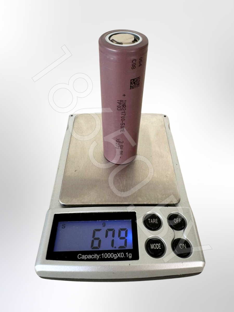 АККУМУЛЯТОР TENPOWER INR21700-50ME (3.6 B 5000 MAH 15 A) LI-ION