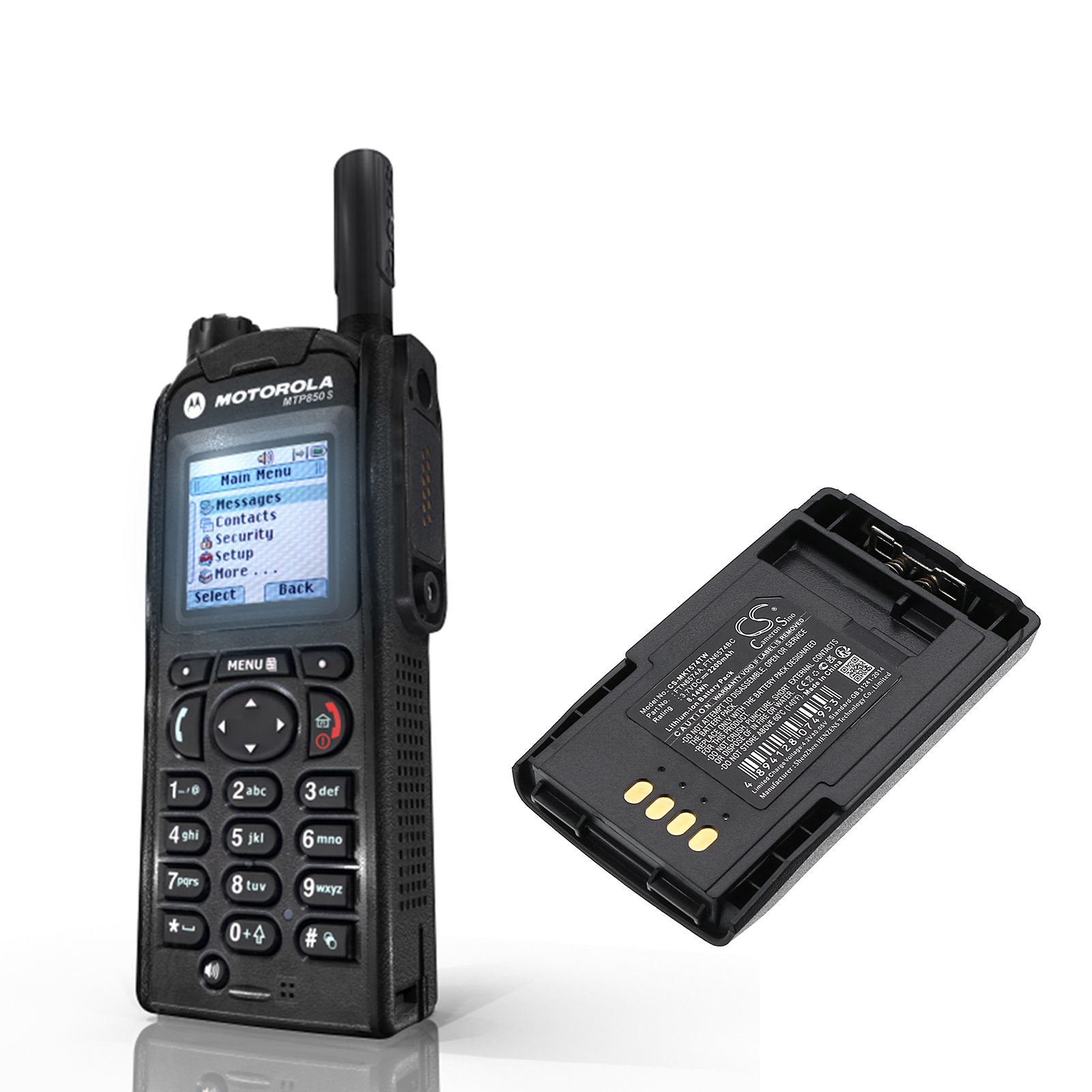 Аккумулятор CameronSino CS-MKT574TW (Motorola MTP850/CEP400/MTP850)
