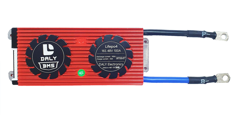 ПЛАТА SMART BMS LIFEPO4 16S100A 48V 100A BLUETOOTH