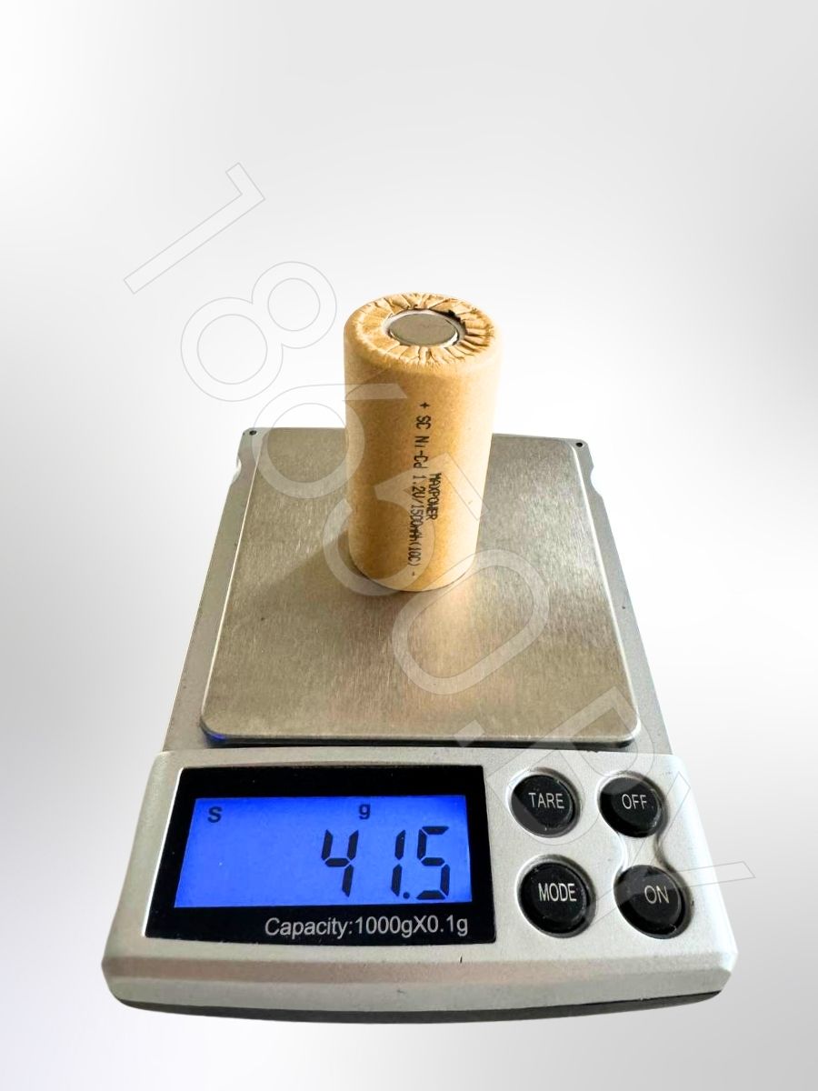 АККУМУЛЯТОР MAXPOWER SC (1.2 B 1500 MAH 15 A) NI-CD
