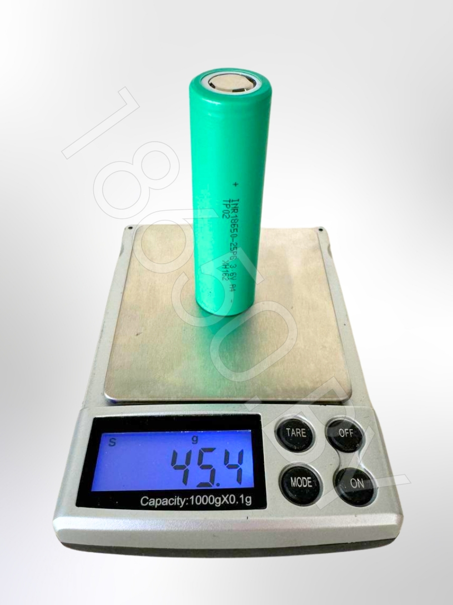 АККУМУЛЯТОР TENPOWER INR18650-25PG (3.7 V 2500 Mah 30 A) LI-ION