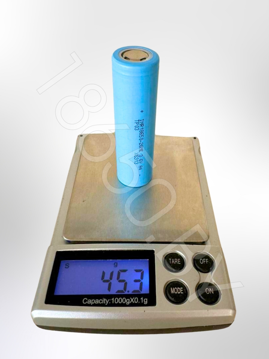 АККУМУЛЯТОР TENPOWER INR18650-26ME (3.7 B 2600 MAH 15 A) LI-ION