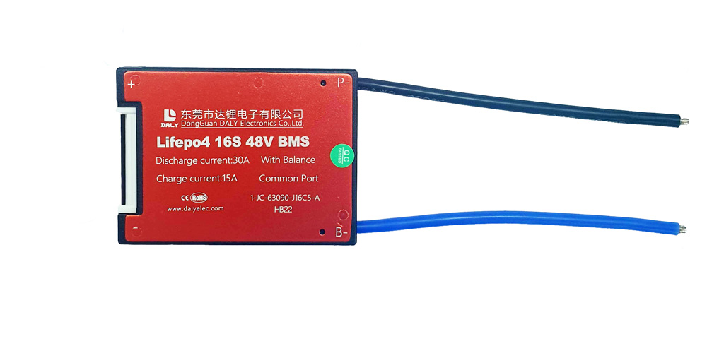 ПЛАТА BMS LIFEPO4 16S30A 48V 30A